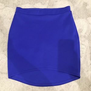 F21 • Cobalt Classy Mini Skirt